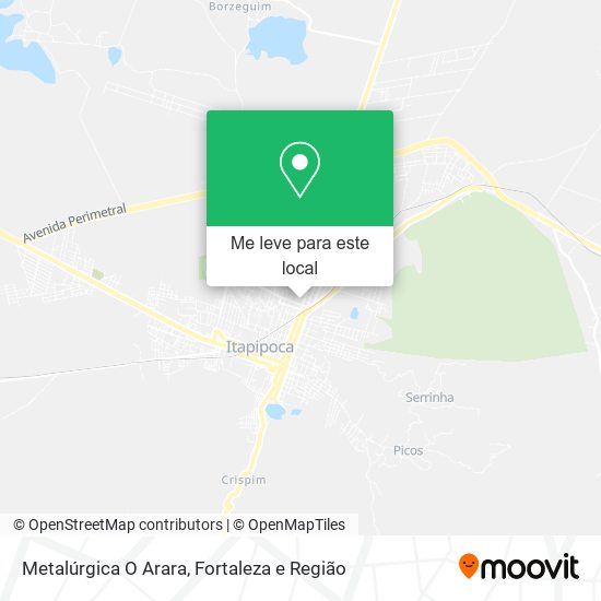 Metalúrgica O Arara mapa