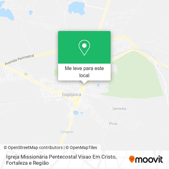 Igreja Missionária Pentecostal Visao Em Cristo mapa