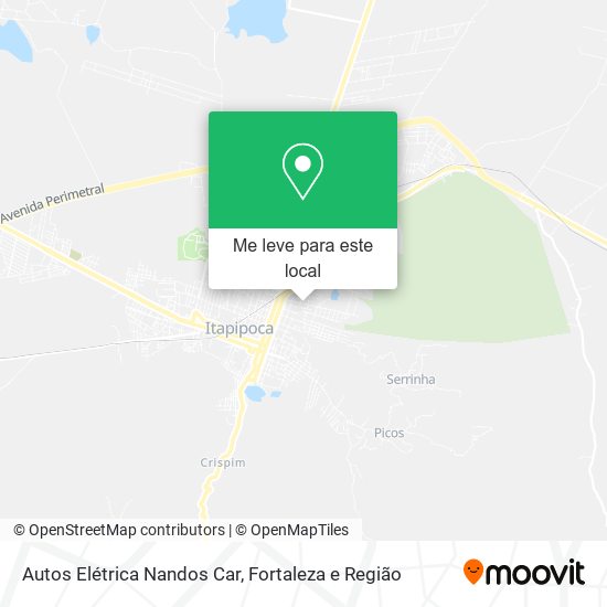 Autos Elétrica Nandos Car mapa