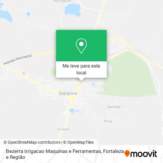 Bezerra Irrigacao Maquinas e Ferramentas mapa