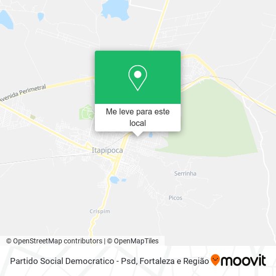 Partido Social Democratico - Psd mapa