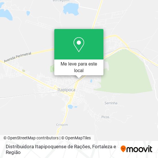 Distribuidora Itapipoquense de Rações mapa