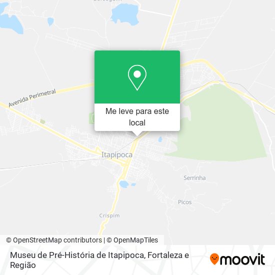Museu de Pré-História de Itapipoca mapa