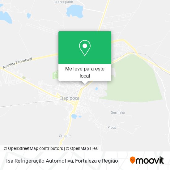 Isa Refrigeração Automotiva mapa