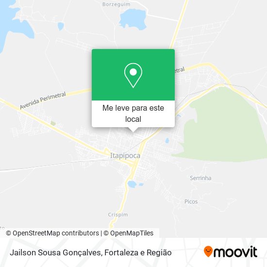 Jailson Sousa Gonçalves mapa