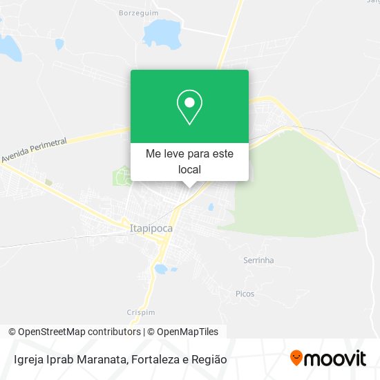 Igreja Iprab Maranata mapa