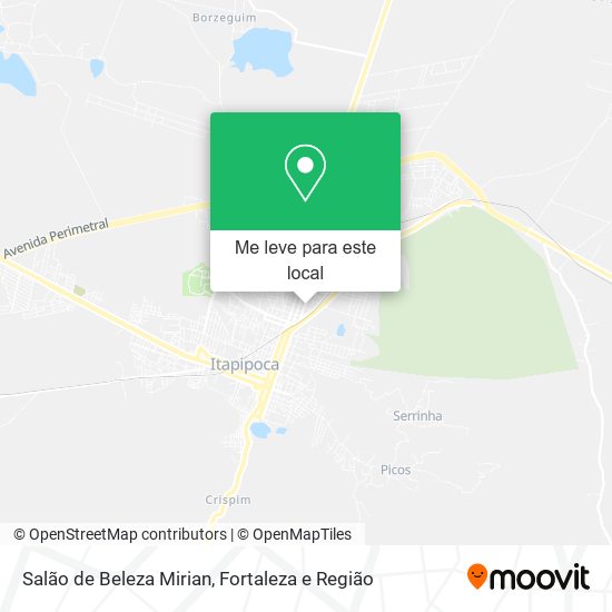 Salão de Beleza Mirian mapa