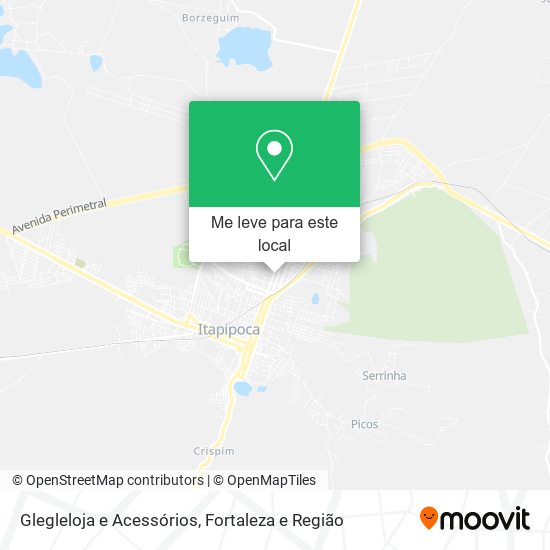 Glegleloja e Acessórios mapa