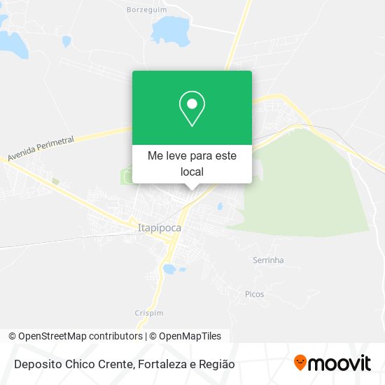 Deposito Chico Crente mapa