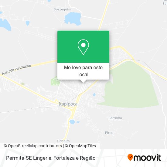 Permita-SE Lingerie mapa