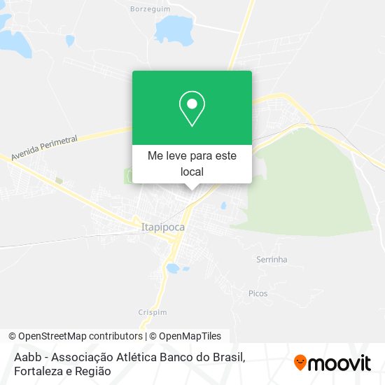 Aabb - Associação Atlética Banco do Brasil mapa