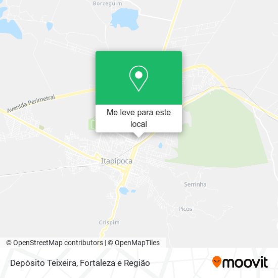 Depósito Teixeira mapa