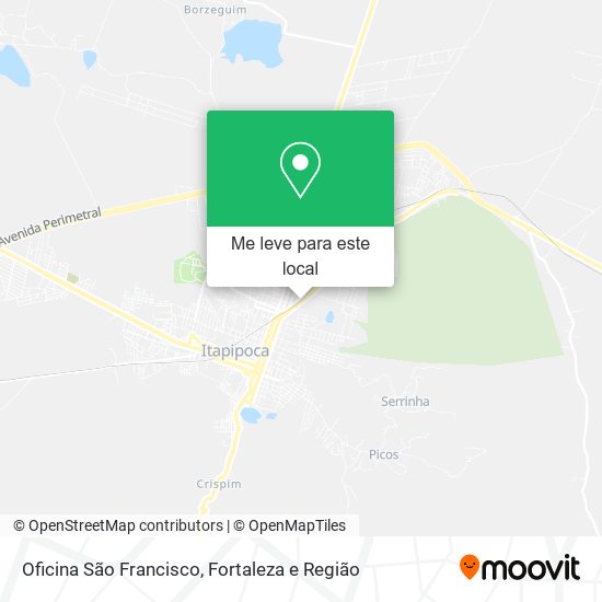 Oficina São Francisco mapa