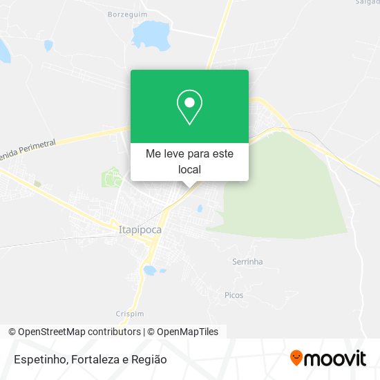 Espetinho mapa