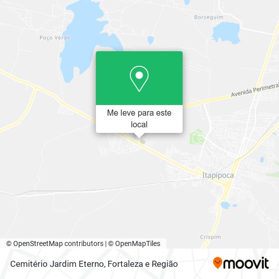 Cemitério Jardim Eterno mapa