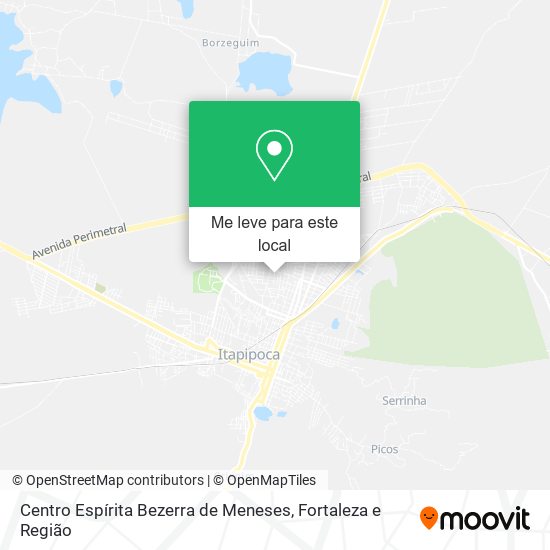 Centro Espírita Bezerra de Meneses mapa