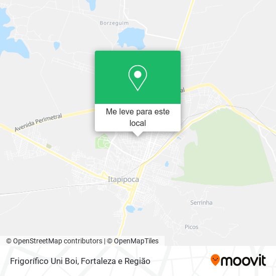 Frigorífico Uni Boi mapa