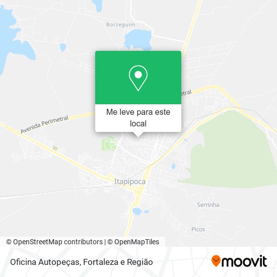 Oficina Autopeças mapa