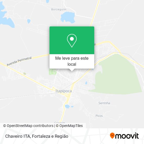 Chaveiro ITA mapa