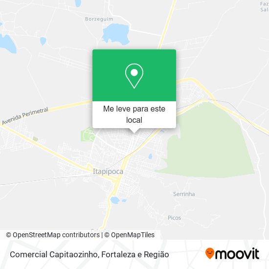 Comercial Capitaozinho mapa