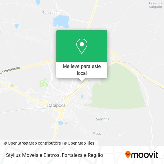 Styllus Moveis e Eletros mapa