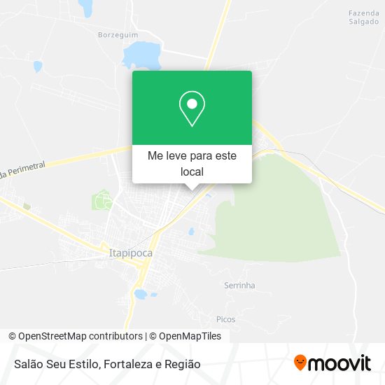 Salão Seu Estilo mapa