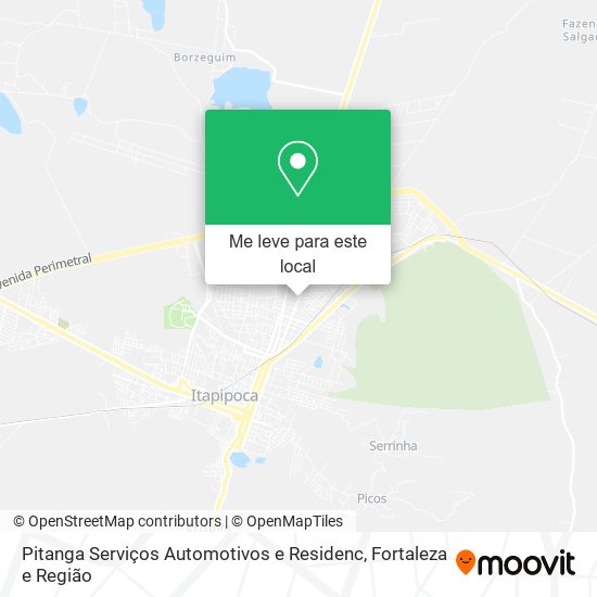 Pitanga Serviços Automotivos e Residenc mapa