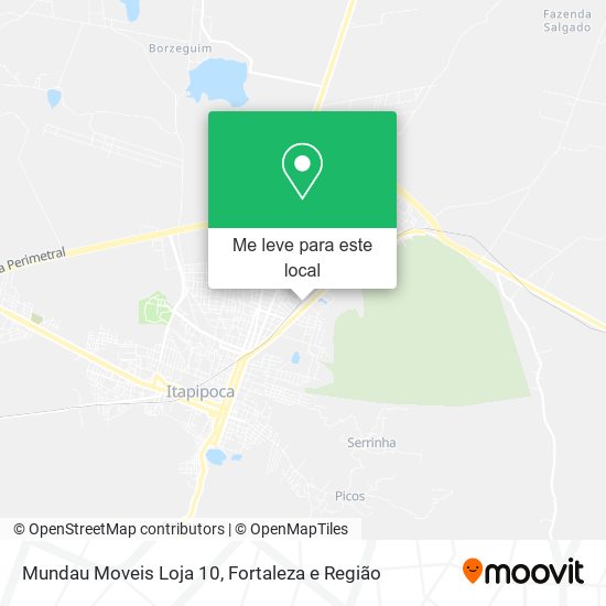 Mundau Moveis Loja 10 mapa