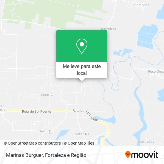 Marinas Burguer mapa