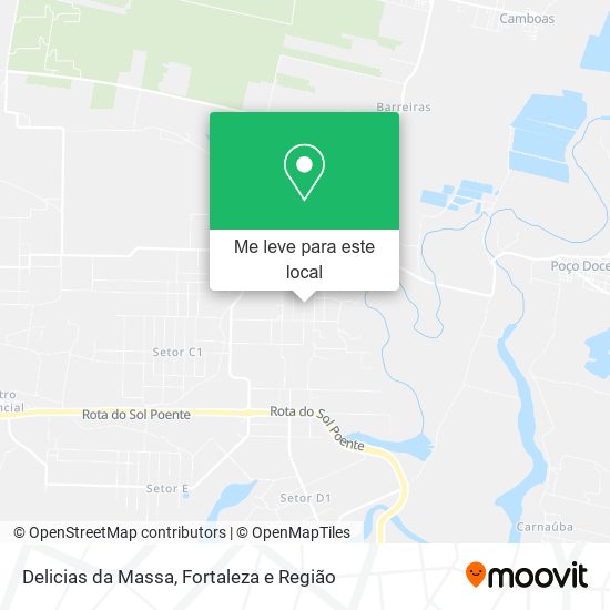Delicias da Massa mapa