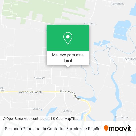 Serfacon Papelaria do Contador mapa