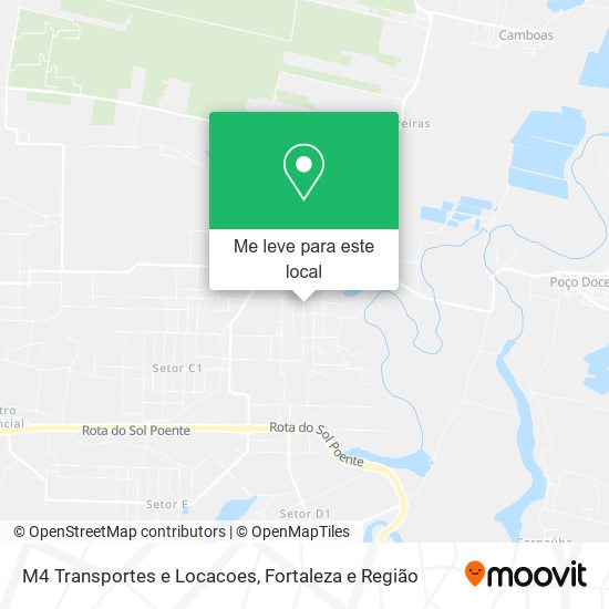 M4 Transportes e Locacoes mapa