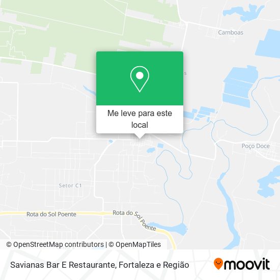 Savianas Bar E Restaurante mapa