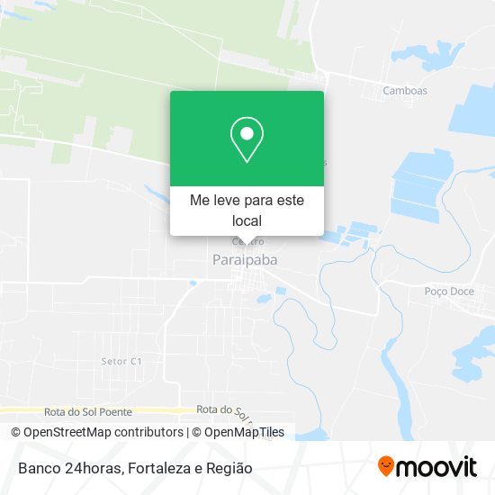 Banco 24horas mapa