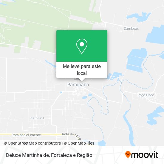 Deluxe Martinha de mapa