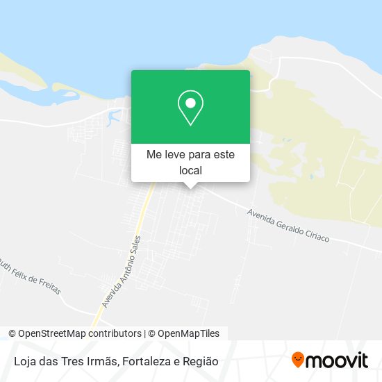 Loja das Tres Irmãs mapa