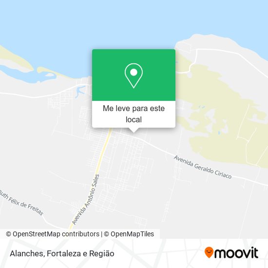 Alanches mapa