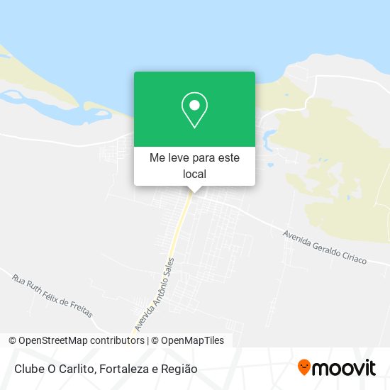 Clube O Carlito mapa