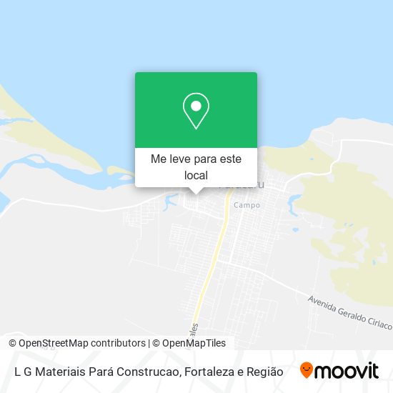 L G Materiais Pará Construcao mapa