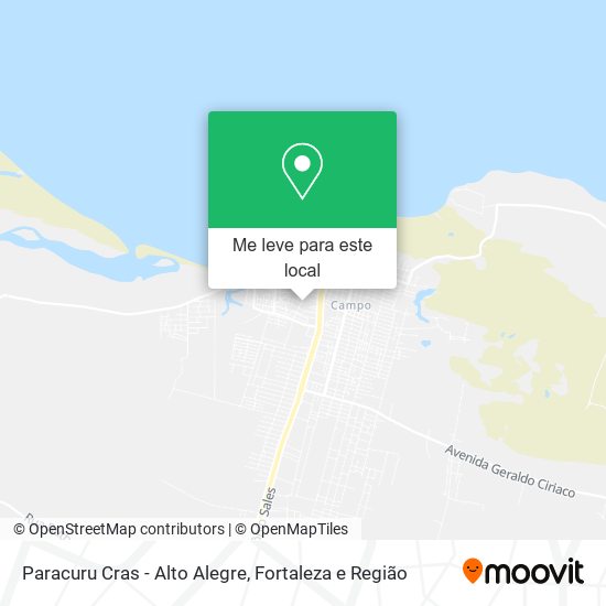 Paracuru Cras - Alto Alegre mapa