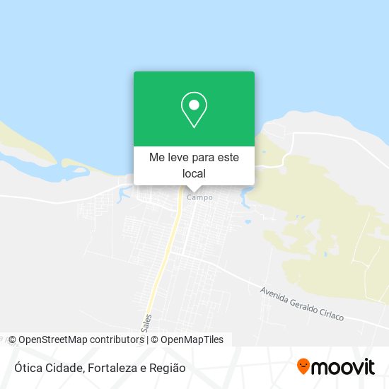 Ótica Cidade mapa
