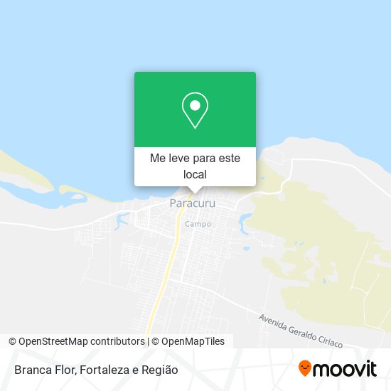 Branca Flor mapa