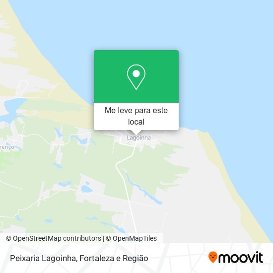 Peixaria Lagoinha mapa