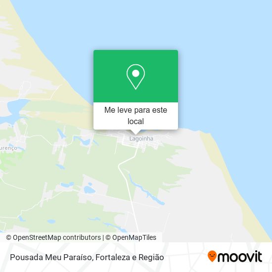 Pousada Meu Paraíso mapa