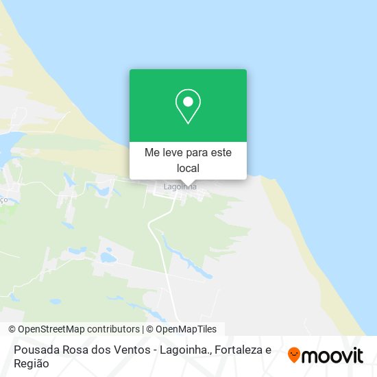 Pousada Rosa dos Ventos - Lagoinha. mapa