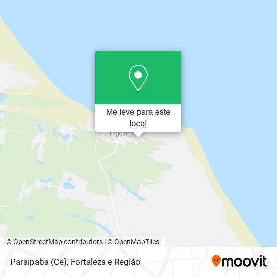 Paraipaba (Ce) mapa