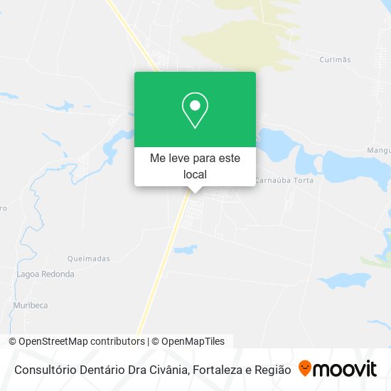 Consultório Dentário Dra Civânia mapa