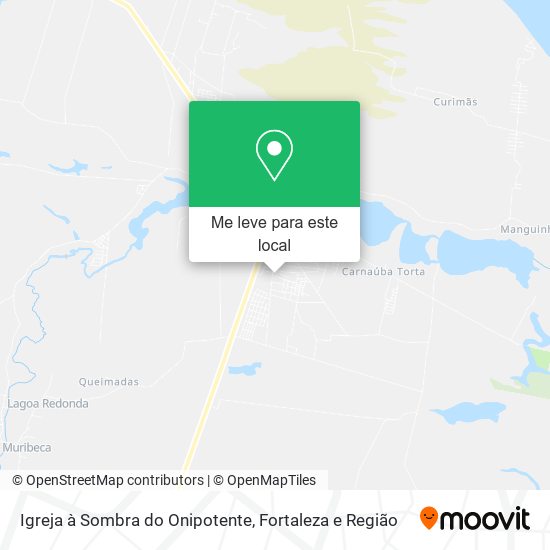 Igreja à Sombra do Onipotente mapa