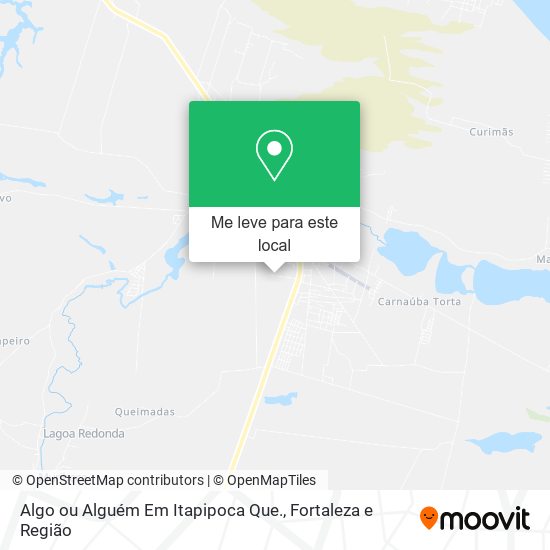 Algo ou Alguém Em Itapipoca Que. mapa