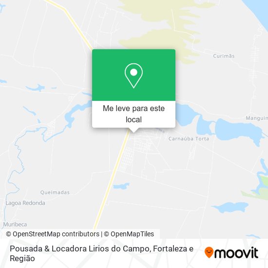Pousada & Locadora Lirios do Campo mapa